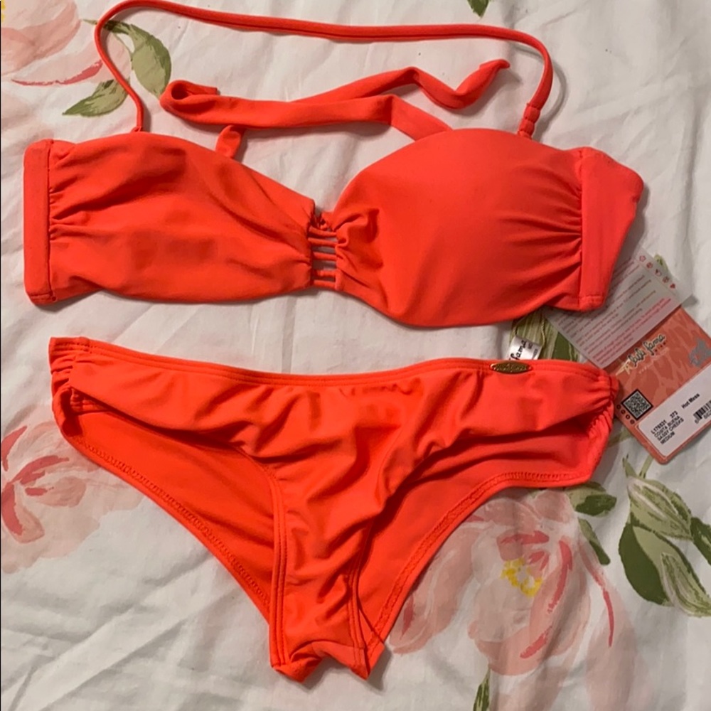 Brand new Luli Fama bathing suit set